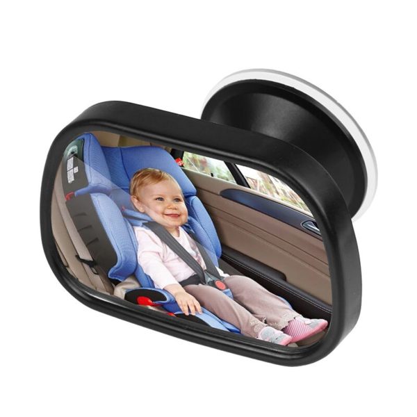 Mini espejo de seguridad para asiento trasero de coche, ajustable 4