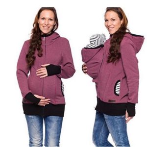 Suéter multifuncional con capucha para maternidad y enfermería, Invierno 2