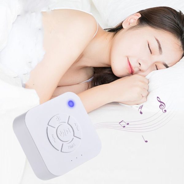 White Noise Machine USB Rechargeable Timed Shutdown Sleep Sound Machine For Sleeping & Relaxation For Baby Adult Office Travel 3
