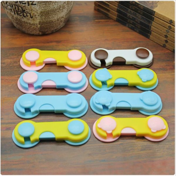 5pcs/lot Children Security Protector Baby Care Multi-function Child Baby Safety Lock Cupboard Cabinet Door Drawer Safety Locks 5