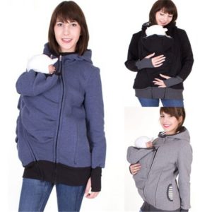 Suéter multifuncional con capucha para maternidad y enfermería, Invierno 1