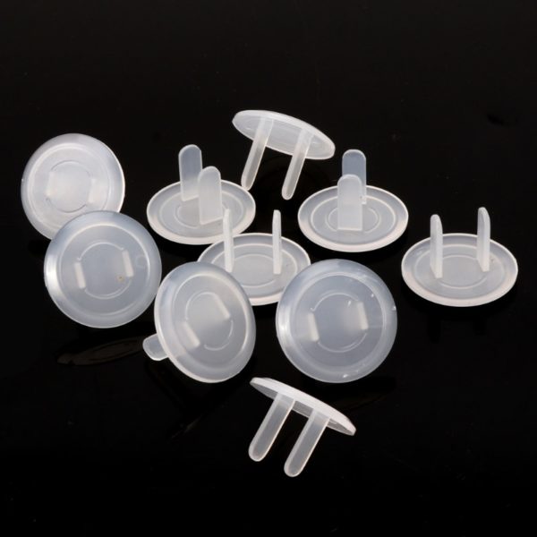 10pcs US Child Safety Electrical Outlet Cover Plugs for Power Socket Guard Baby Protection Anti Electric Shock Rotate Protector 2