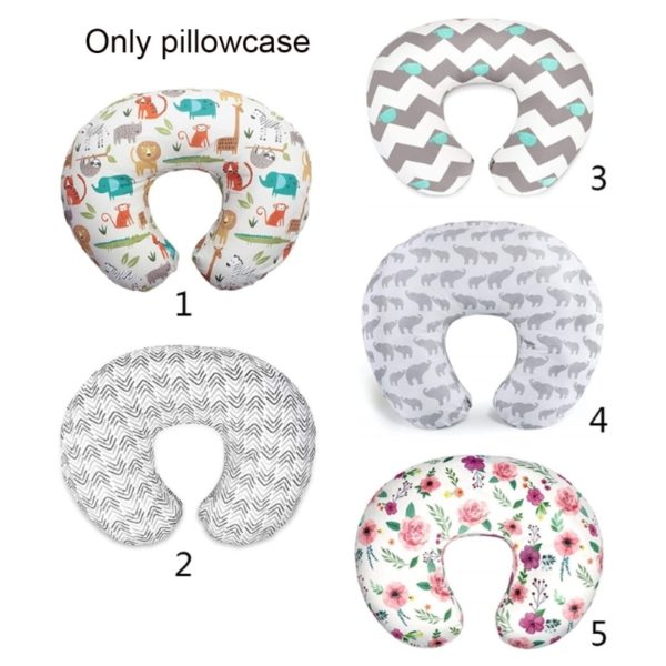 Newborn Baby Nursing Pillows Cover Maternity U-Shaped Breastfeeding Pillow Slipcover Infant Cuddle Cotton Feeding Waist 1