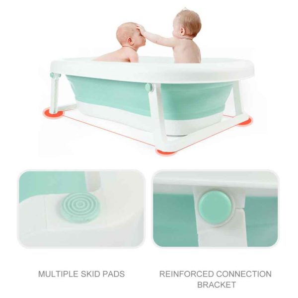 Bañera portátil antideslizante para bebés  3