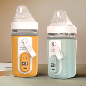 Botella de carga USB para bebé, cubierta de aislamiento caliente, botella de calefacción para agua caliente, accesorios de viaje portátiles para bebé 1