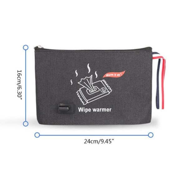 Calentador de toallitas húmedas portátil con USB para coche 3