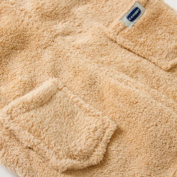 Monos de lana para bebé, niño y niña, pantalones gruesos de invierno, ropa holgada con bolsillo 5