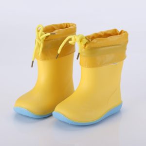 Botas de lluvia de goma para niños y niñas, botas antideslizantes 1