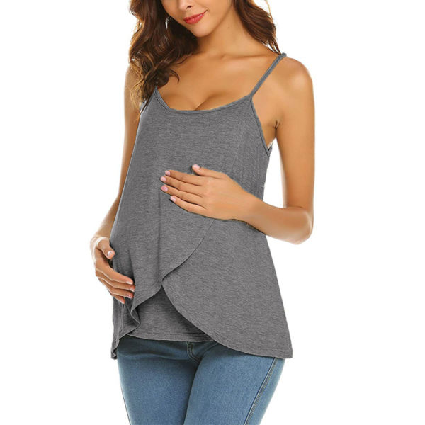 Camiseta de tirantes de maternidad y lactancia 6