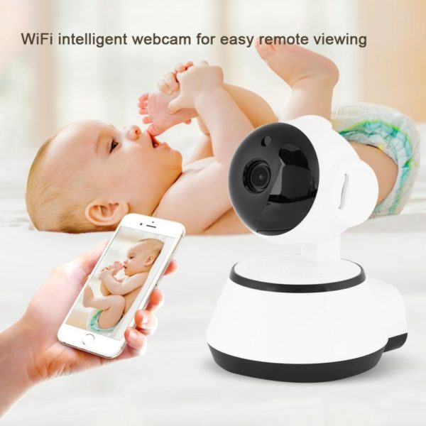Monitor de bebé inalámbrico de 720P HD, con WiFi, visión nocturna y detección de movimiento 3