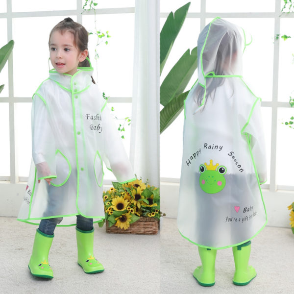 Impermeable, para exteriores, chaqueta de lluvia para niño y niña 5
