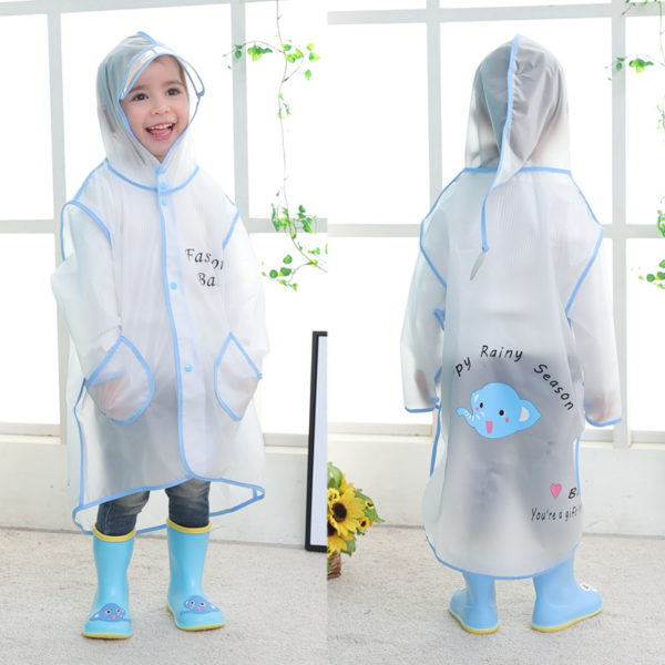 Impermeable, para exteriores, chaqueta de lluvia para niño y niña 4