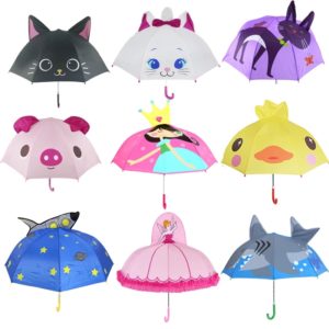 Paraguas de dibujos animados para niños y niñas 1